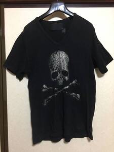 Roen スカル メタルスタッズ Tシャツ ブラック サイズ46