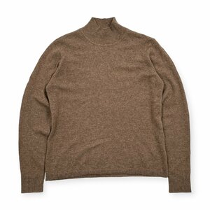 カシミヤ100%◆CASHMERE 長袖 ハイネック ニット セーター Mサイズ/ブラウン系/レディース