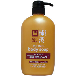 【まとめ買う】柿渋 モイスチャー 薬用ボディソープ ６００ｍＬ×8個セット