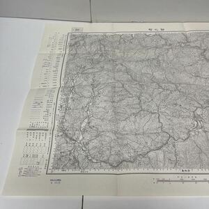 古地図 地形図 国土地理院 五万分之一 昭和28年応急修正 昭和34年発行 卯之町 愛媛県