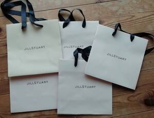 ★ジルスチュアート JILLSTUART　ショップ袋 ショッパー 紙袋　5個セット★未使用