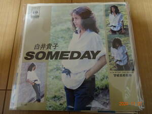 ＥＰ　白井貴子「SOMEDAY」佐野元春