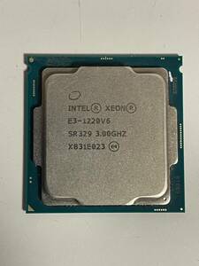 送料無料 intel XEON E3-1220V6 CPU ベース周波数3.0GHz/ターボ最大3.5Ghz 4コア 4スレッド ソケット FCLGA1151 サーバー用