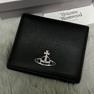 Vivienne westwood ヴィヴィアンウエストウッド　折り財布　オーブロゴ　シルバー　