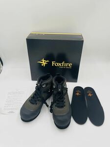 【未使用タグ付】Foxfire(フォックスファイヤー)26.0cm 釣具 ストーンクリーパーF ダークグレー ティムコ ウエーディングシューズ フェルト