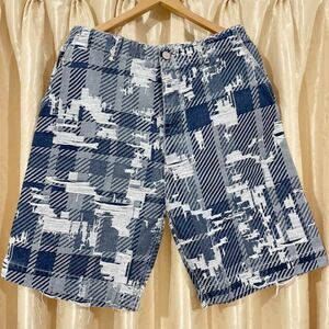 ヴィヴィアンウエストウッド ANGLOMANIA ショートパンツ サイズ30 ブルー SAMURAI SHORTS インディゴ染め