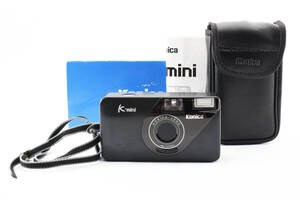 [美品] 動作確認済み Konica K-mini コニカ コンパクトフィルムカメラ 付属品完備 #2121869A