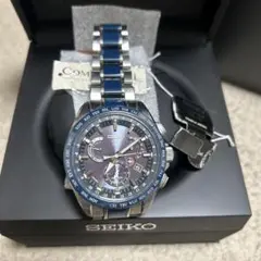 SEIKO クロノグラフ 時計 ダークブルー大谷モデル