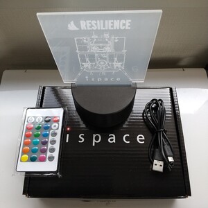 ispace 株主優待品　RESILENCE ランダ―のLEDアクリルスタンド 【未使用】