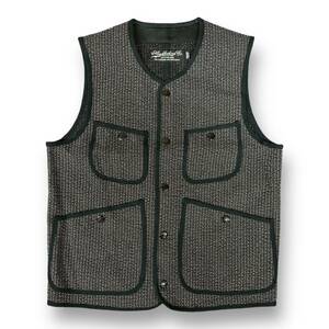 未使用品 ● NEIGHBORHOOD 16AW BEACH / CW-VEST ビーチ ベスト ジレ ネイバーフッド 162AQNH-JKM09 ブラウン系 M