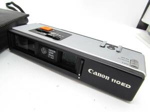 動作品 CANON キャノン ポケットカメラ 110ED コンパクトフィルムカメラ 26ｍｍ F2.0