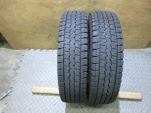 8516N1B〇　145/80R12 80/78N LT スタッドレス　2本　ダンロップ　WINTERMAXX SV01　2021年製　バリ山 　 【本州四国九州送料無料】