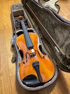 Antonius Stradivarius Cremonensis バイオリン Faciebat Anno 1713 4/4サイズ Made in Czechoslovakia チェコスロバキア SUGITO NO.120 弓