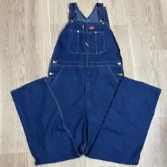 ✨美品✨【Dickies】 オーバーオール サロペット ブルー ジーンズ 丈長め