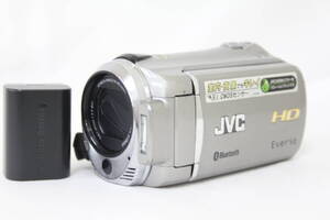 【返品保証】 【録画再生確認済み】JVC Everio GZ-HM570-S 10x バッテリー付き ビデオカメラ v9541