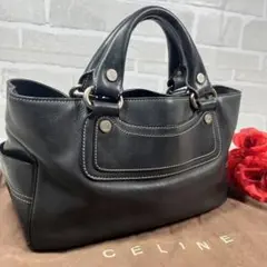 CELINE セリーヌ　ブギーバッグ　ハンドバッグ　トリオンフ　自立　レザー