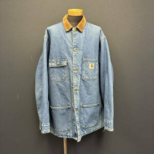 Carhartt blanket Denim Cover All カーハート ブランケット付き デニム カバーオール size XL 90s USA製