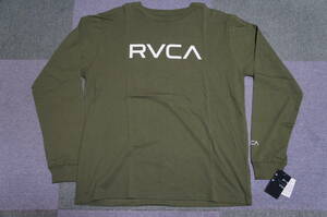 送込 新品 RVCA ルーカ 希少 完売 ビッグルーカ ロングスリーブTシャツ モス　スケボー サーフ