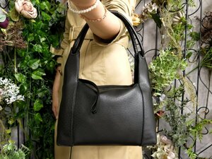 ●超美品●GUCCI グッチ●ロゴ型押し●ピッグスキン レザー 本革●ハンド バッグ●マットブラック●イタリア製●腕掛け●かばん●Js51353