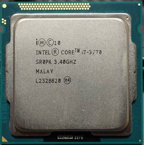 【動作確認済】Intel Core i7 3770 LGA1155 CPU本体のみ