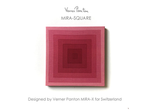 貴重なピンク薄いグラデMIRA-SQAUREオリジナルVerner Pantonパントン貴重なPink①LOUIS POULSEN北欧FINN JUHLウェグナーFLOSヤマギワKnoll