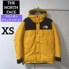 THE NORTH FACE マウンテンダウンジャケット イエロー XSサイズ