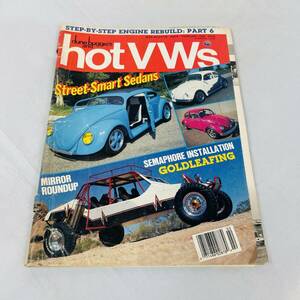 雑誌 洋書 hot VWs 1988年2月 空冷 VW BUG 空冷ワーゲン 空冷VW 空冷ビートル バス ワーゲンバス ビートル カルマン キャルルック 当時物