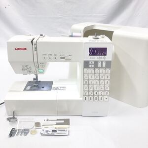 JANOME ジャノメ　コンピューターミシン 809型 手芸 手工芸 ハンドクラフト ケース付　他付属　R店1219