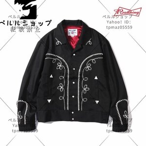 絶品 COOL 50’s アメリカンクラシック 復刻 ウエスタン ヴィンテージ ジャケット ブラック メンズ 大きいサイズ レトロ デニム