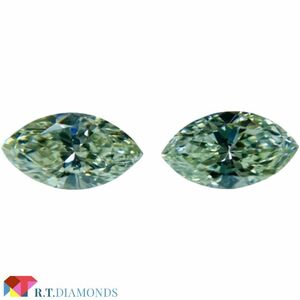 FANCY LIGHT GRAY GREEN 0.151ct/0.151ct MQ/RT2719/CGL