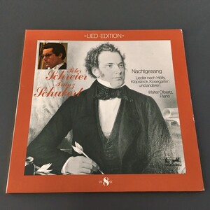 [m06]/ 独盤 LP /『Peter Schreier / Schubert / Nachtgesang / ペーター シュライアー / シューベルト』/ 88 310 KK