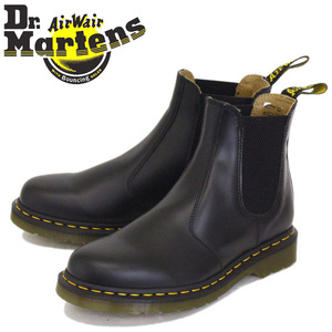 Dr.Martens (ドクターマーチン) 22227001 2976 YELLOW STITCH サイドゴア チェルシーブーツ BLACK UK4-約23.0cm