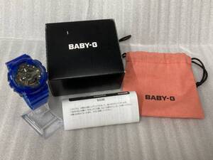 ■CASIO■デジタル＆アナログ■コラボモデル/ブルー■BABY-G [BA-110CR-2AJF]■中古■　★即決★