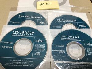 OZ1110/美品/FUJITSU FMV-LIFEBOOK A6270リカバリディスク Windows Vista Business 32-bitCA41534-2049