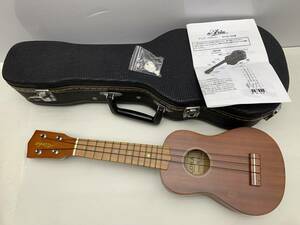 ALOHA UKULELE AK-500 アロハ ウクレレ 弦楽器 ハードケース付き