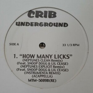 レコード crib underground ハウス Manhattan