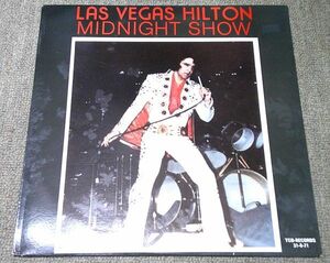 輸入盤1LP：ELVIS PRESLEY/LAS VEGAS HILTON MIDNIGHT SHOW/TCB RECORDS/TCB 31-8-71