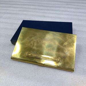 吉田三郎商店 名刺入れ カード入れ カードケース 真鍮 SOLID BRASS S.YOSHIDA CO.LTD