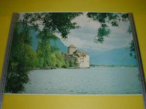 ◆世界の風景ポスター/北欧の城/チロン城/昭和年代物新品