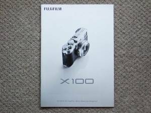 【カタログのみ】FUJIFILM X100 2012.11 検 XF XC FUJINON