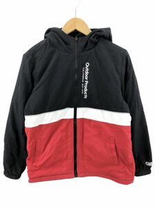 OUTDOOR PRODUCTS アウトドアプロダクツ リバーシブル ジャケット 160cm 黒×赤 ◇■ ☆ dlb1 子供服