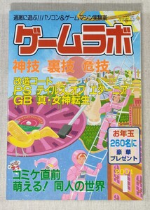 ゲームラボ　2001年1月号　特集 神技 裏技 危技　三才ブックス