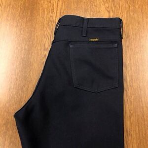 【FF313】Wrangler W36 L30 スタプレ ワークパンツ ネイビー 紺色 メンズブランド古着 ラングラー 送料無料