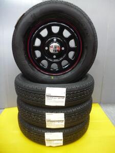 新品★セット★デイトナ 12×4J+42★ブリヂストン　K370★145/80R12★軽トラック・軽バン・キャリー・エブリー・ハイゼット・サンバー★G