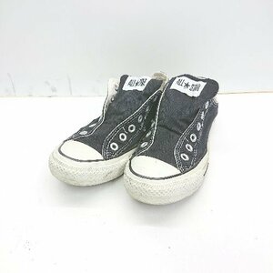 ◇ CONVERSE コンバース ALL STAR １C238 スリッポン スニーカー サイズ24.5 ブラック レディース E