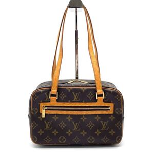 1円 べたなし 良品 LOUIS VUITTON ルイヴィトン モノグラム シテMM トートバッグ ショルダーバッグ M51182