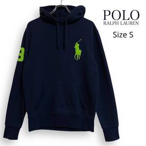 POLO RALPH LAUREN ポロ ラルフローレン ビッグポニー スウェット パーカー ネイビー メンズ S