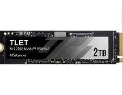 新品未使用　正規品　TLET 2TB M.2 2280 NVMe SSD