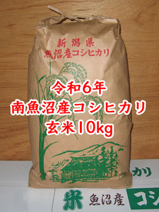 令和6年★新米★南魚沼産コシヒカリ★玄米10kg★産地直送