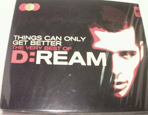 CD★D:REAM 「THINGS CAN ONLY GET BETTER THE VERY BEST OF」　ディー・リーム、2枚組、未開封